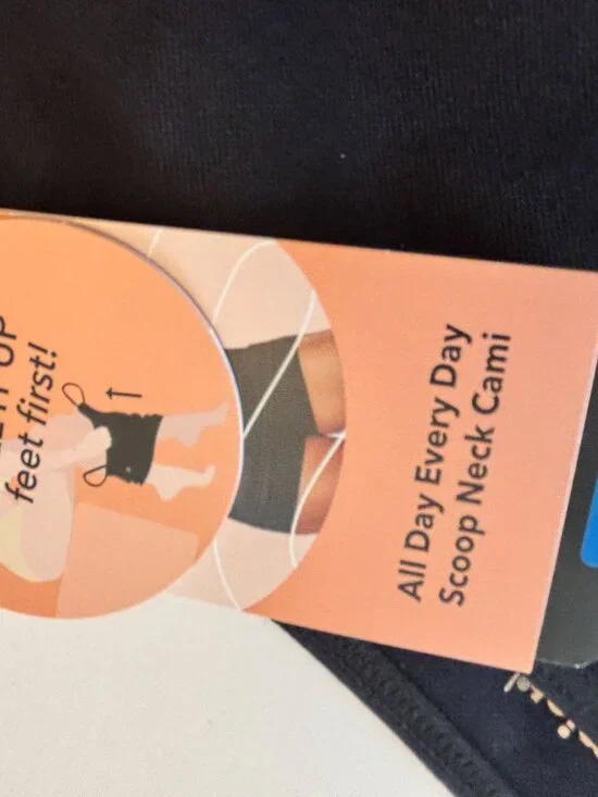 Shapermint All Day Every Day Scoop Neck Cami Tank Top Black Shapewear 14 16 New - Picture 8 of 16